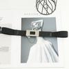 Elastic Elastic Coat Belt Accessories Decorative Dress Suit Waist Seal Women Autumn Winter Tide Summer Black