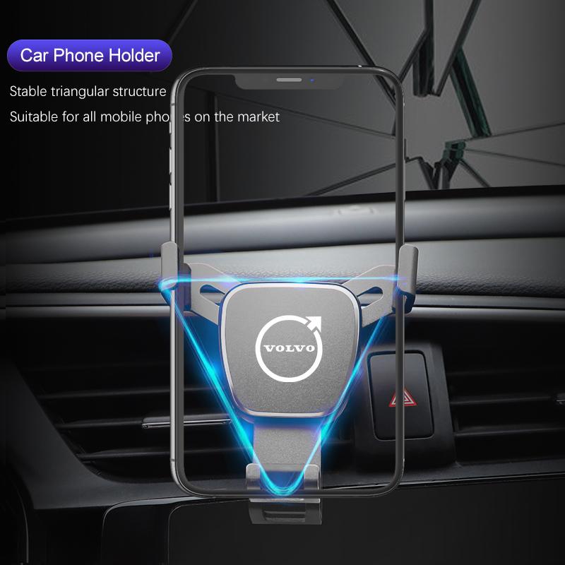 Car Phone Holder Auto Air-outlet Phone Fixed Bracket For Volvo Xc60 Xc90 V40 V60 S60 XC40 V50 V90 S80 C40 V70 XC70 C30 EX90 C70