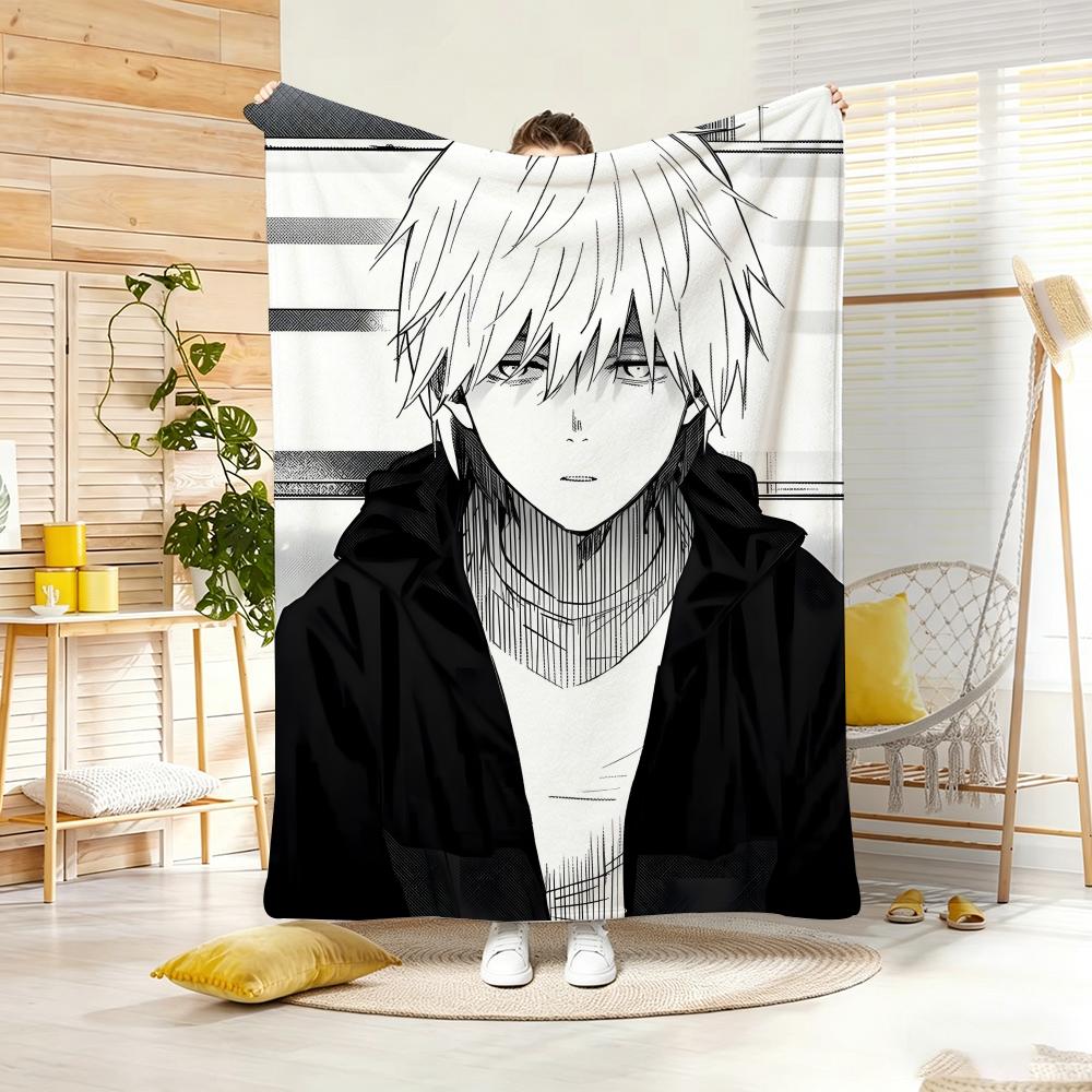 Anime B-BoysS AbyssS Throw Lightweight 240g Flannel Blanket Soft Skin-friendly for Summer Cooling