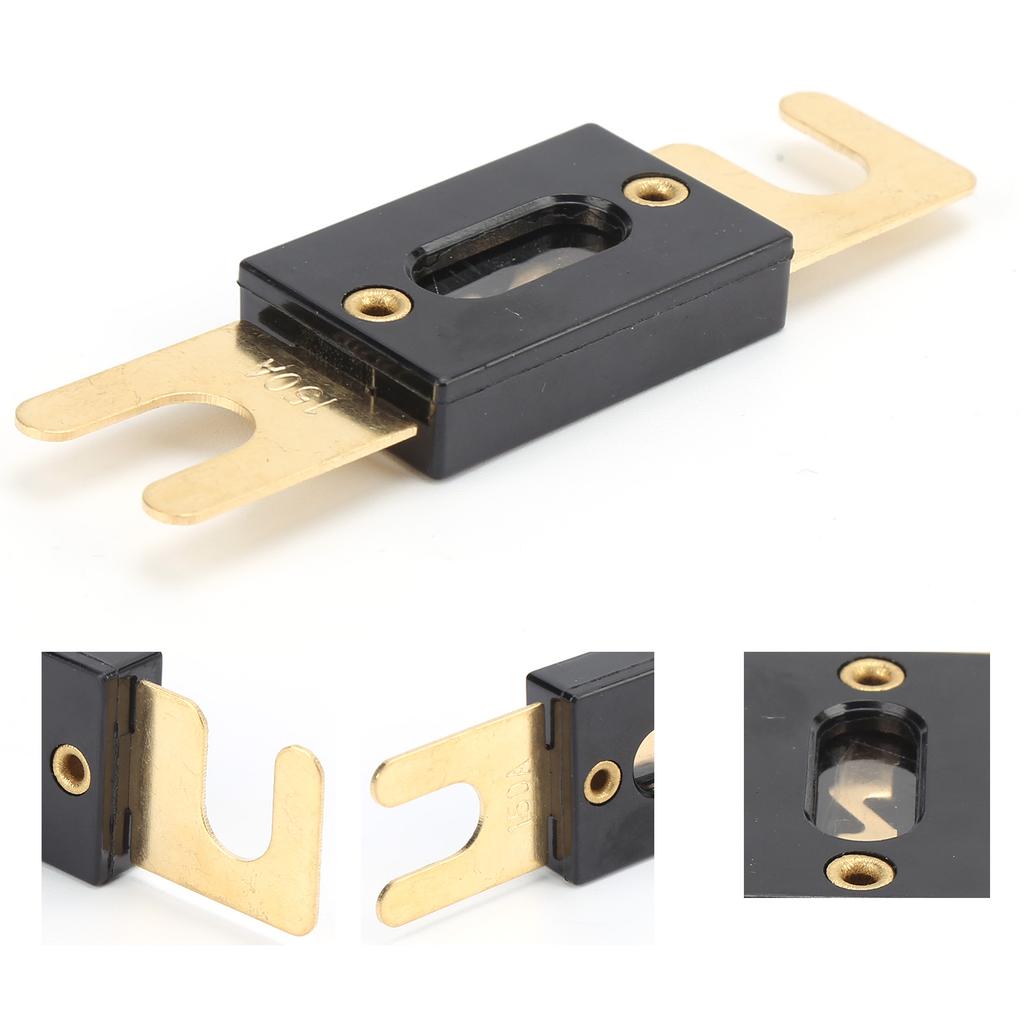 ANL Auto Blade Fuse Gold Plated BoltOn Type DC32V Universal for Car Truck RV Stereo Battery(150A )