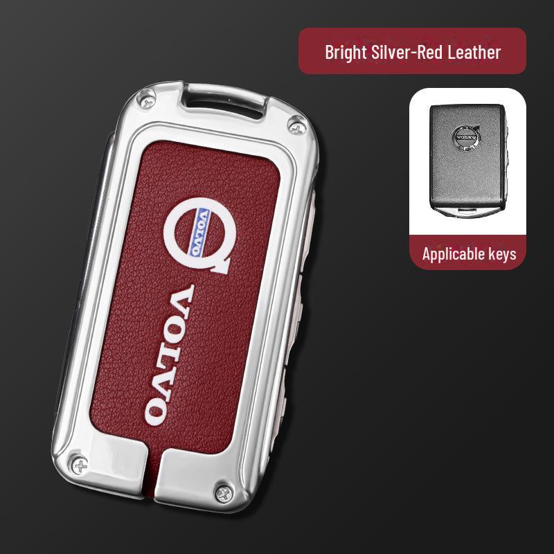 Volvo Key Cover for XC60 & S90: Car Accessories Shell for XC90, XC40, S60L - Buckle Bag Included