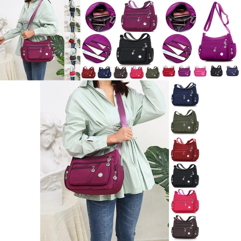 Durable And Practical Lady Shoulder Bag Purses With Anti-wrinkle Oxford Cloth