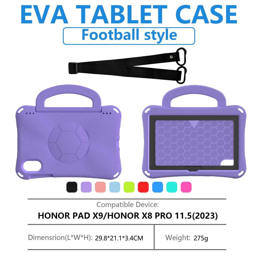 Football Handheld Stand Anti-Fall Protective Case for Honor Pad X9/X8 Pro 11.5