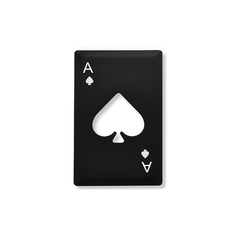 

1 шт., из нержавеющей стали, карточный тип, туз, открывалка для бутылок, креативный барный инструмент в форме покера, посуда, открывалка для вина, открывалка для бутылок, пивной штопор чёрный