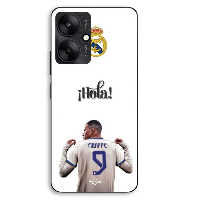 Coque Pour Xiaomi Redmi 13C 5g Kylian Mbappe Real Madrid 9 Hola Maniacase