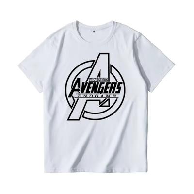 T Shirt For Men Print Short SleeveSpider-Man T-Shirt Clothes100% Cotton Round Neck Joint Half Tide Tops Tee
