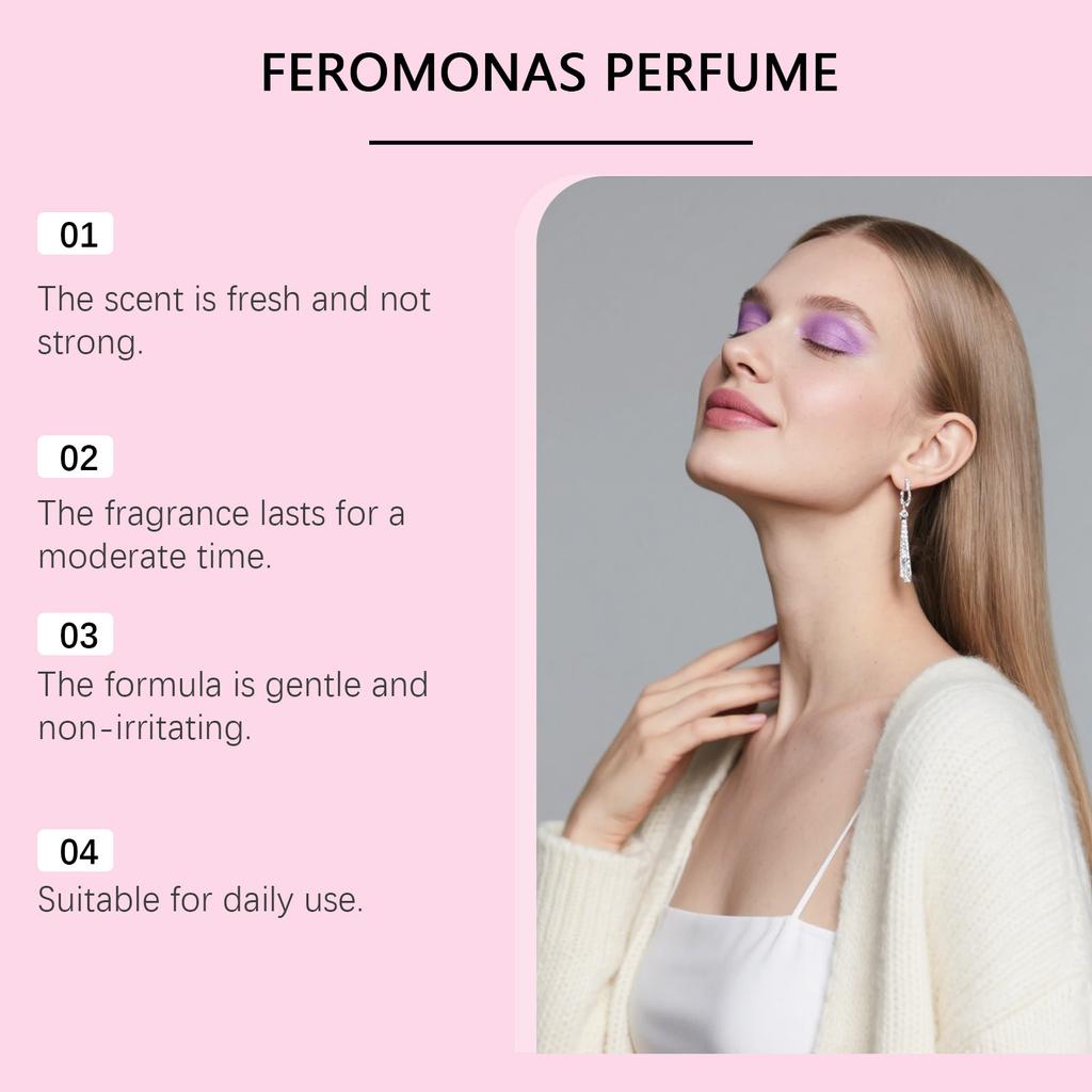 Women's Perfume,15mltravel Sized Perfume, Attracts Men, Rose Perfume Lasting Charm(rose)