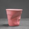 Stoneware Coffee Creative Hand-pinched Pleated Cup Ceramic Latte Cup Espresso Cup Vintage Afternoon Tea Cup