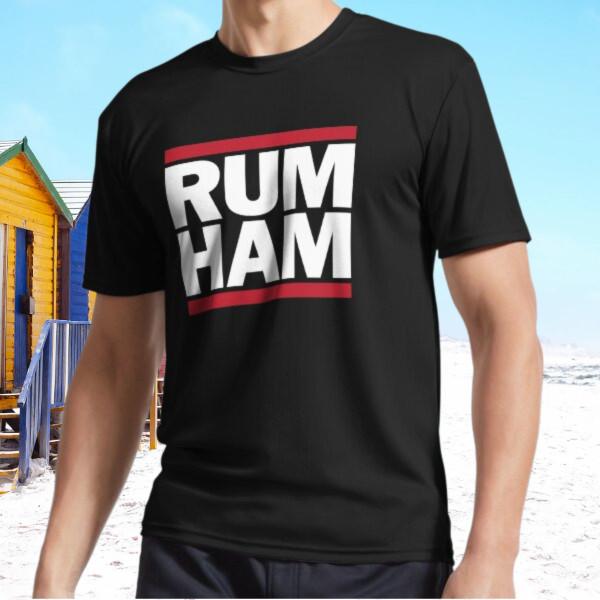 New Rum Ham Active T-Shirt Funny Size S - 5XL S