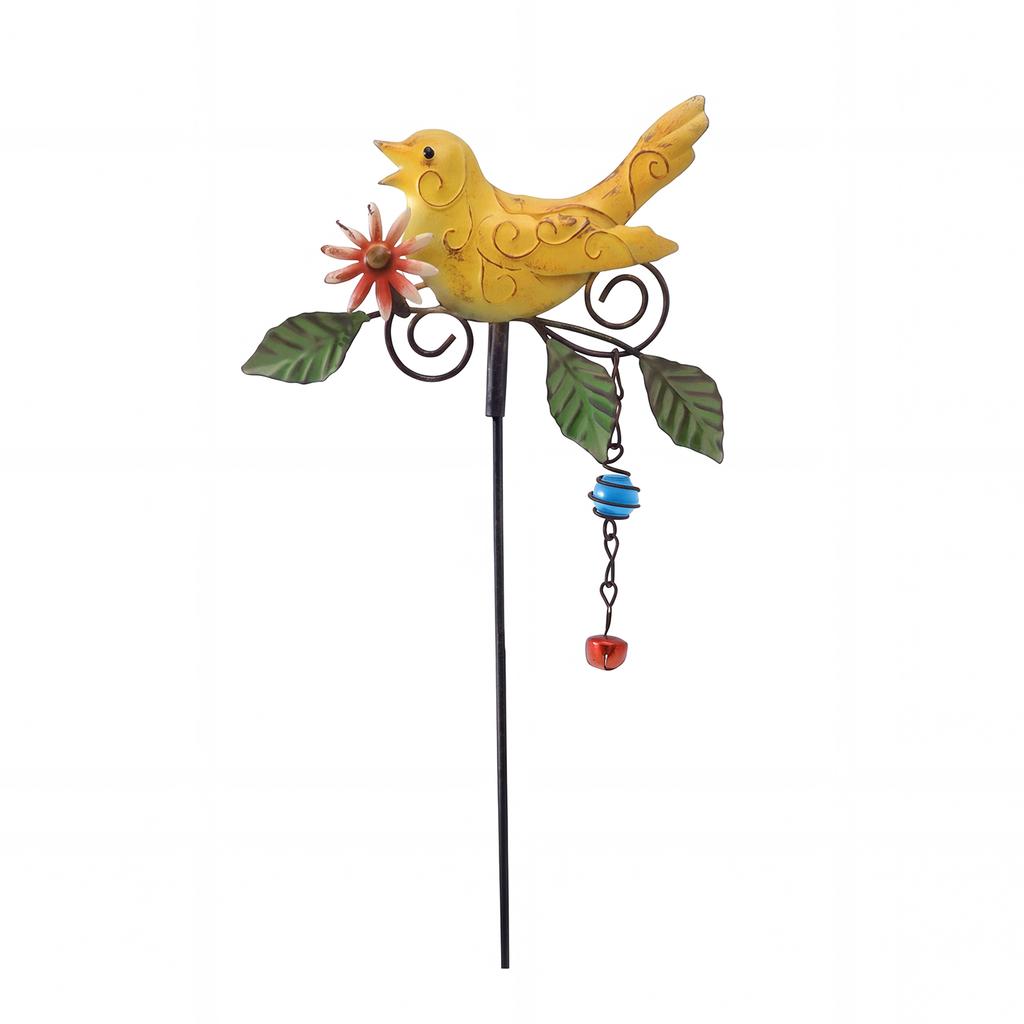 Metal Decorative Garden Stake Multi-Purpose Birds Decoration Metal Stakes Lovely Animal Yard Art Stakes For Terraces & Patios