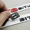 1Pcs 3D ABS Chrome Logo V8 BITURBO Emblem Car Fender Side Badge Decal For C63S C63 E63 G63 G500 Sticker Accessories