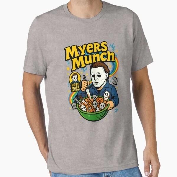 Myers Japanese horror film movie retro 90s halloween Friday 13th t shirt S