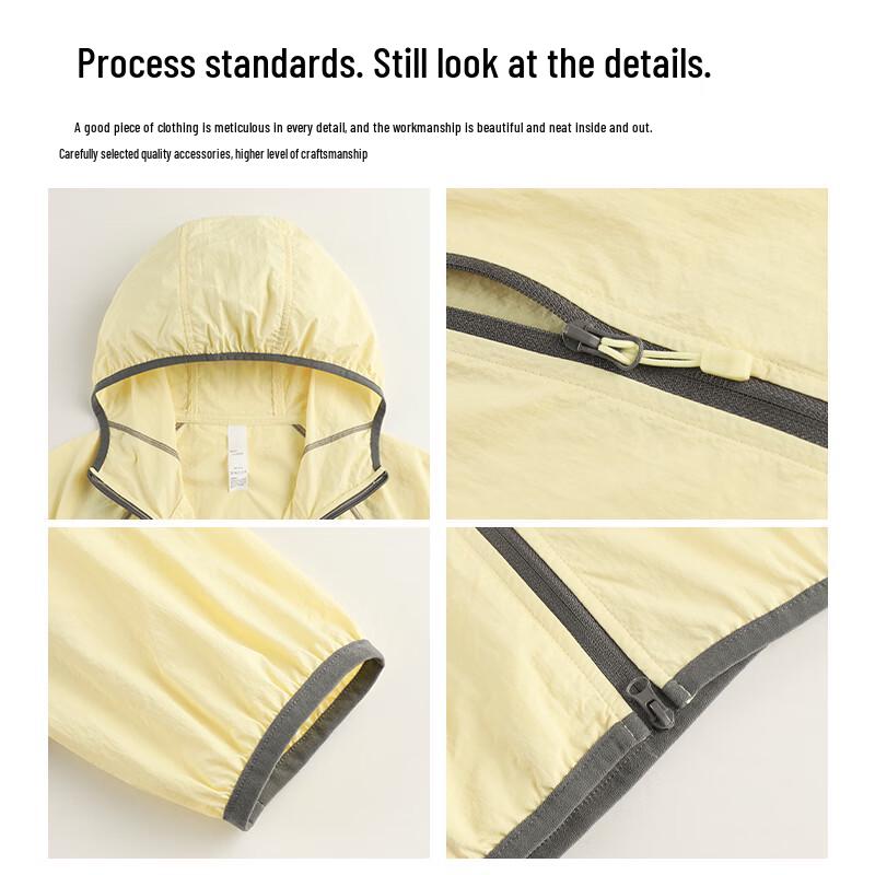 MEDE Men's UPF 100+ Ice Silk Quick-Dry Hooded Sun Protection Jacket