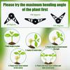 60Pcs 360 Degree Adjustable Plant Clips For Plant Gardening(3 Colors)