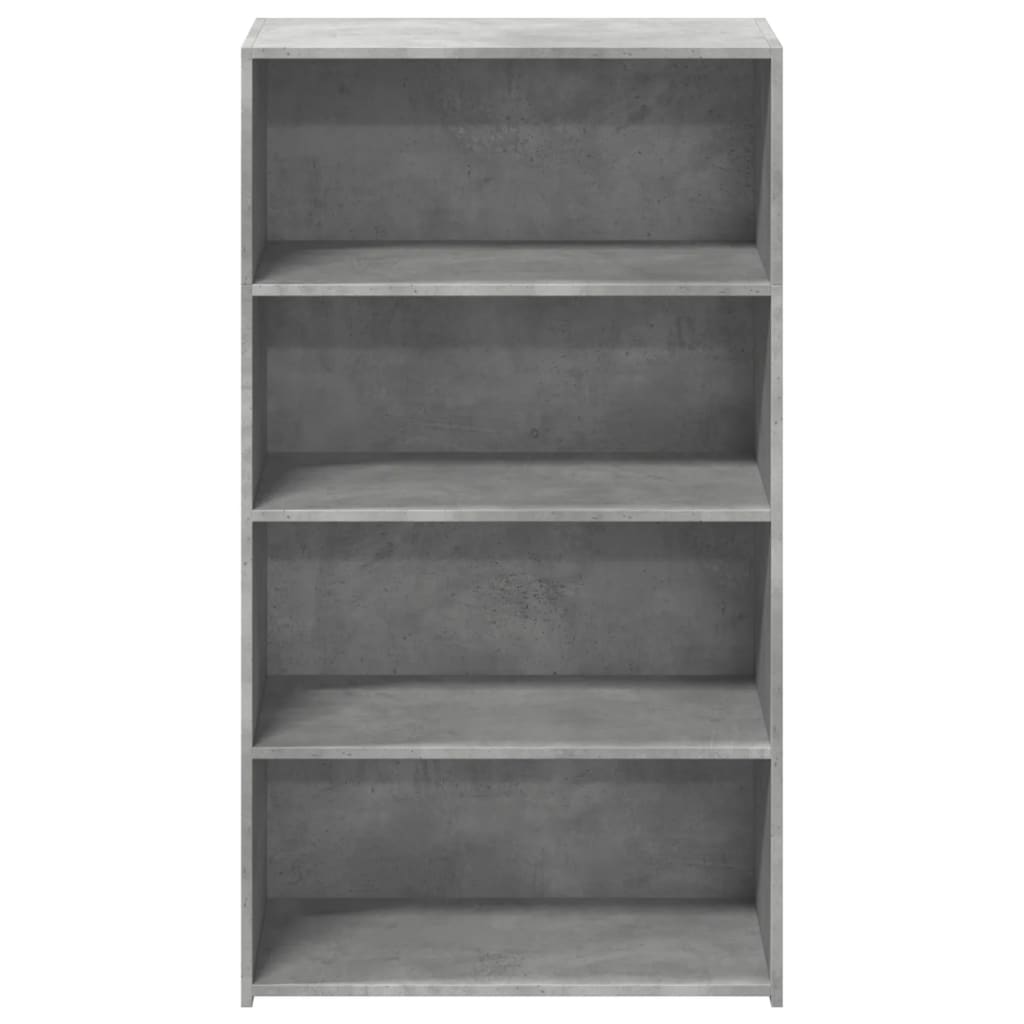Highboard Concrete Grey 70x41x124 cm Engineered Wood
