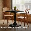 Black Square Table French and Design Square Coffee Table Vintage Design Professional-Grade Grade for Restaurant Owners, Cafe