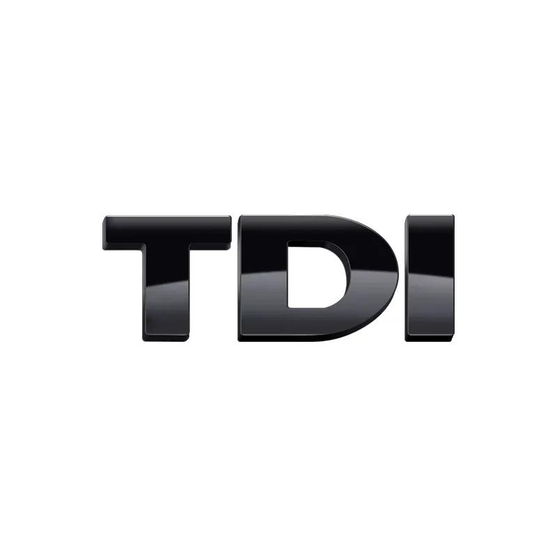 

2026 New For VOLKSWAGEN VW 1pcs Chrome 3D ABS PASSAT TSI TDI V6 V8 Letters Car Rear Tail Trunk Body Side Fender Badge Logo Emble