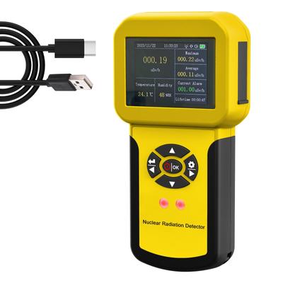 HOLDPEAK Profesionálny detektor jadrového žiarenia Geiger Counter Radiation Detector Beta Y X-ray Gamma, so sadou alarmu, HP-886A