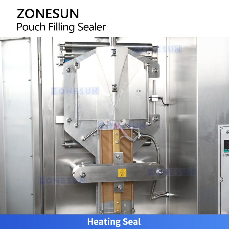 ZONESUN ZS-GJH2 Zweikanal-Flüssigkeitsbeutel Beutelmilch Wasserbeutel Automatische Verpackungsmaschine