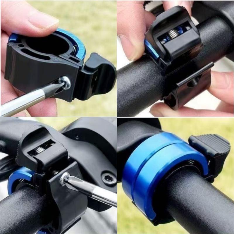 1Pcs Aluminum Alloy Invisible High-Pitched Bicycle Bell High-Quality Sound Suitable For Mountain Bikes And Road Bikes