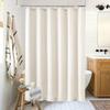 Natural Cream Linen Shower Curtain Country Boho Farmhouse Bathroom Decor Beige Shower Curtains for Bathroom Neutral Cloth
