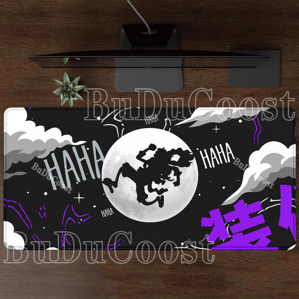 Luffy One Piece XXL Anime High-Definition Printed Computer Mouse Pad, Gaming Office Accessories, Non-Slip Desk Mat, Fast-Acting Keyboard Mouse Pad