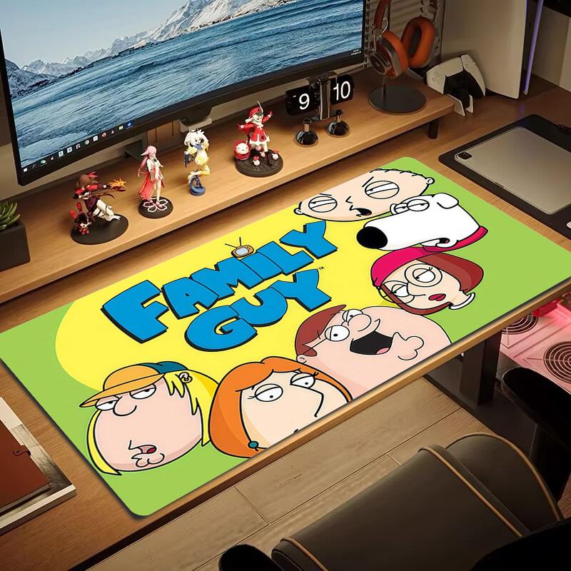 Family Guy2 Print Cushion Non-slip Laptop Tablet Big Mousepad XXL Mat Mini PC Playmat With Lock Edge