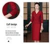2024 Autumn Slimming Plus-Size Two-Piece Mother of the Bride Dress Set for Middle-Aged Women