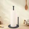 מחזיק נייר מגבת למשטח עבודה מנירוסטה מחזיק גליל נייר טואלט מתקן נייר מגבת עצמאי נגד החלקה למטבח חדר אמבטיה