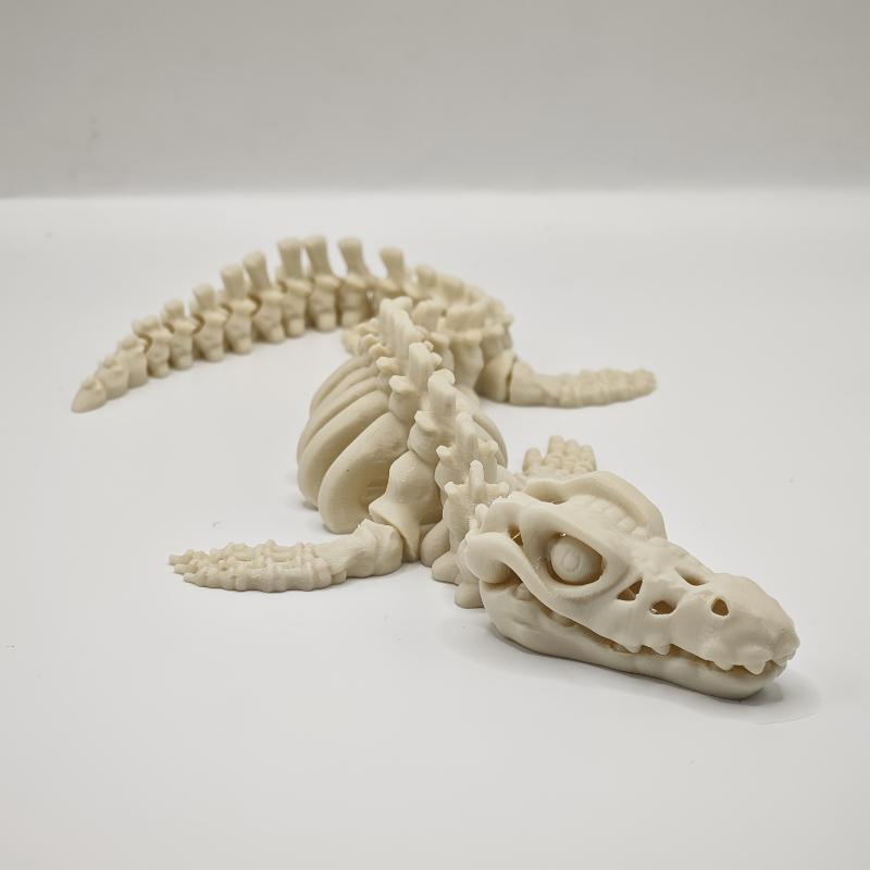 1pc Champsaurus Skeleton Aquarium Dinosaur Fossil Decoration Figurine Large Dinosaur Skeleton Model Gardening Accessories