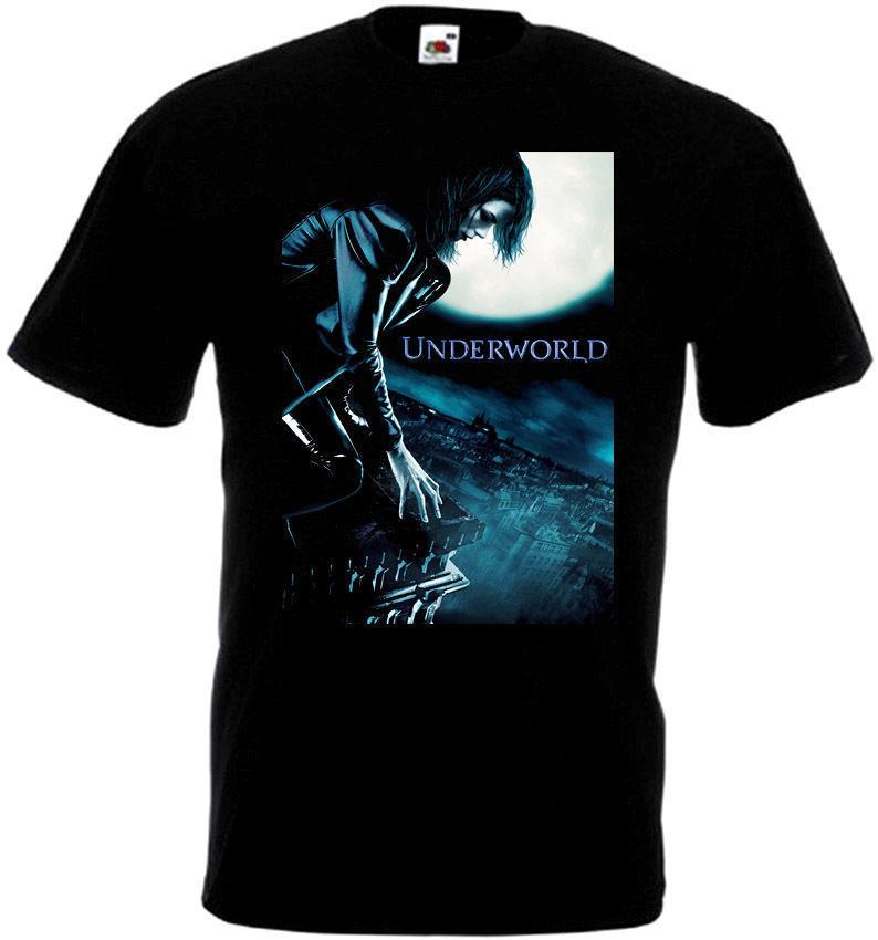 

26 Underworld v1 T shirt black movie poster all sizes S-5XL Unisex T-Shirt L