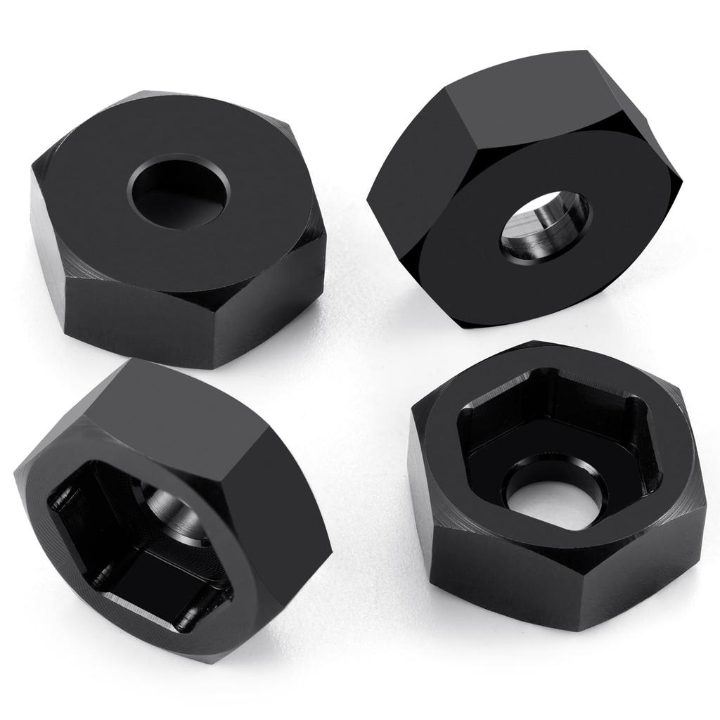 TRZX Aluminum 12mm Combiner Wheel Hub Hex Adapter Accessories for 1/16 Mini-B Buggy RC Car