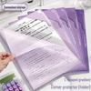 Translucent Gradient L-Shaped A4 Paper Storage Clip - Waterproof, Thick Protective Folder Sleeve