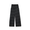 FLO&ME Girls' Plaid Wide-Leg Long Pants