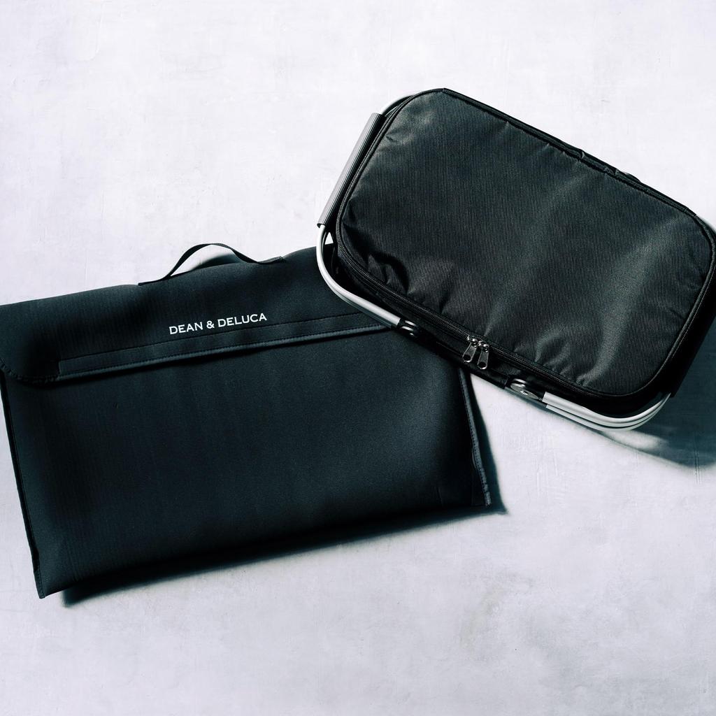 DEAN DELUCA Aluminum Handle Cooler Black & Bag,