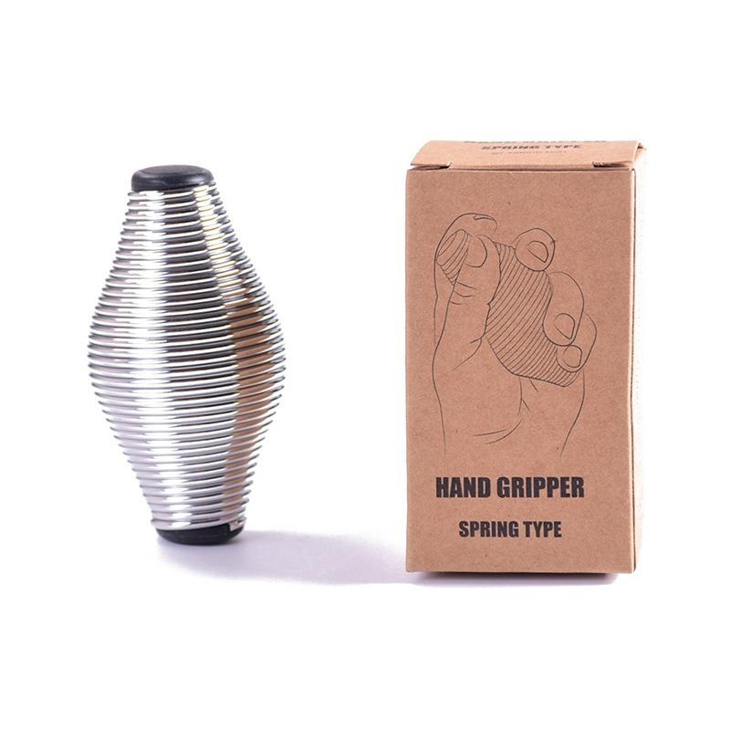 Anti Stress Ball Metal Spring Grip Ball Hand Finger Fitness Ball Grip Strength Enhancer Relieve Anxiety Decompression Toys