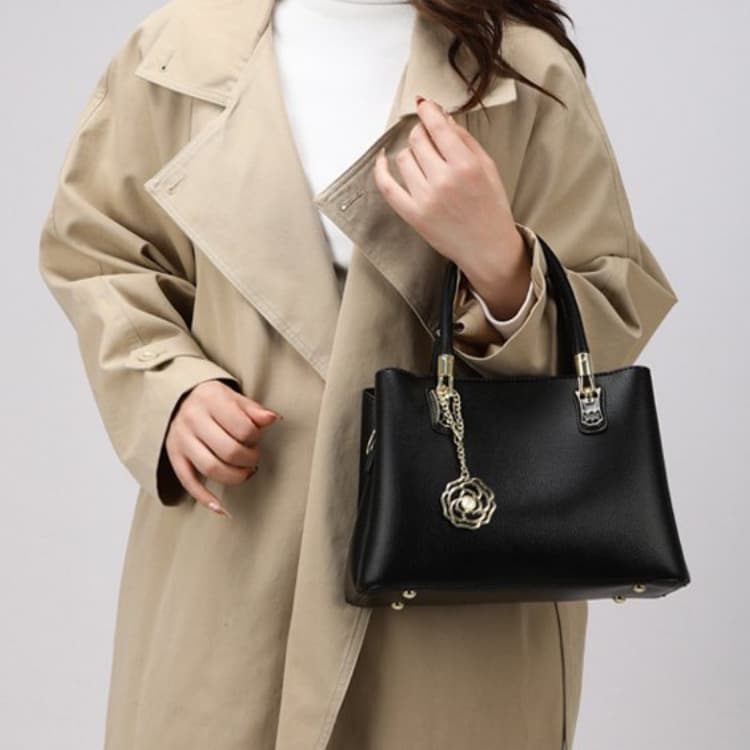 Lychee pattern handbag women's shoulder messenger bag