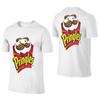 100 Cotton Potato Crisps Chips Pringles Print Tshirt Unisexs Double Sided T Shirt Unisex Oneck Summer Shirts Tops S6xl
