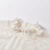 Women's Elegant Lace Mock Neck Long Sleeve Top