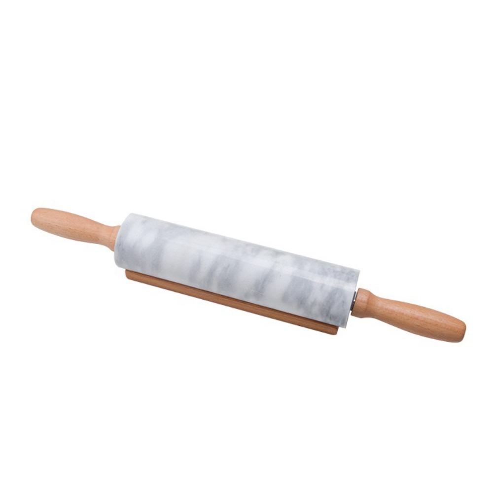 Nonstick Marble Rolling Pin Smooth Surface Rolled-out Dough Stick Dough Roller  Pie