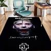 1 Stück Rammstein1 Design Teppich - Rutschfest, Weich & Gemütlich Fußmatte für Wohnzimmer, Schlafzimmer, Büro - Innen-/Außenbereich Dekorteppich