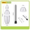 3PCS Cocktail Shaker Set with Scales Drink Shaker for Bartending and Home Bar Boba Tea Shaker Cup Drink Mixed Hand Shaker Tools