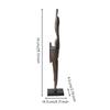 Tabletop Sculpture Modern Abstract Art Sleek for Living Room, Entryway