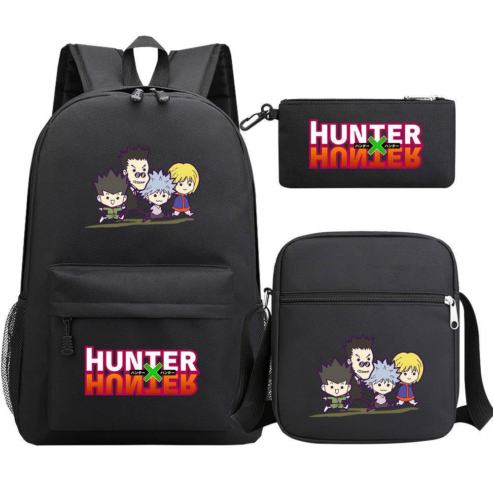 Animation, Full-Time Hunter, Young Students, School Bags, Men'S And Women'S Leisure Travel, Backpacks, Trendy Computer Bags