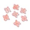 10pcs/Lots Colored Acrylic Flower Shaped Beads Spacer Loose Beads for DIY Necklace Bracelet Phone Chain Jewelry Making Supplies