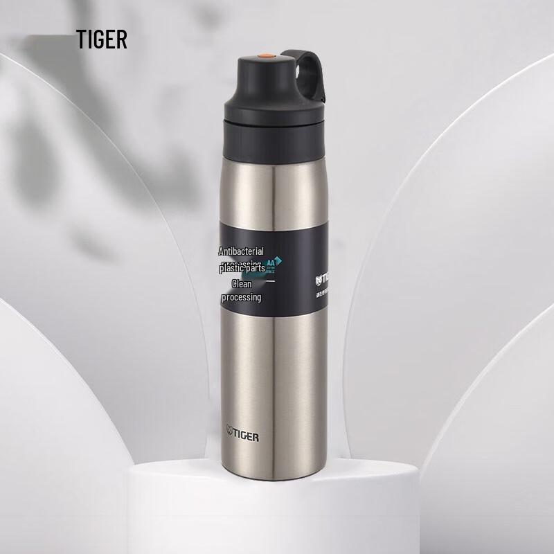TIGER 500ml Stainless Steel Vacuum Insulated Straw Sports Bottle