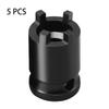 5 PCS Maintenance Flange Nut Removal Heavy Duty Standard Tool Socket Wrench  Power Tool