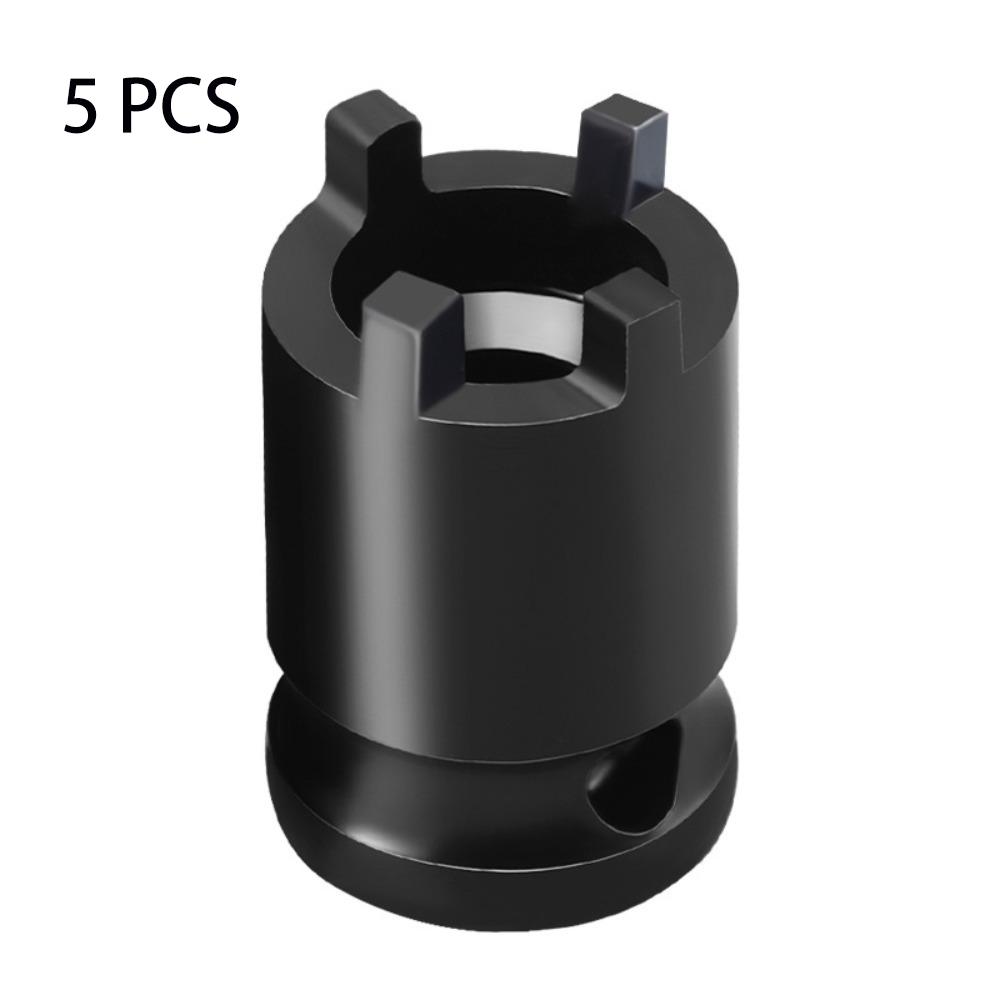 5 PCS Maintenance Flange Nut Removal Heavy Duty Standard Tool Socket Wrench  Power Tool