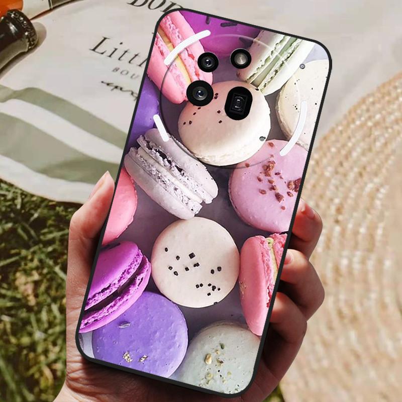 For Nothing Phone 3A Pro Case Phone3A Pro Cool Painted Silicone TPU Soft Cover for Nothing Phone 3A Pro A059P Cases Black Shells