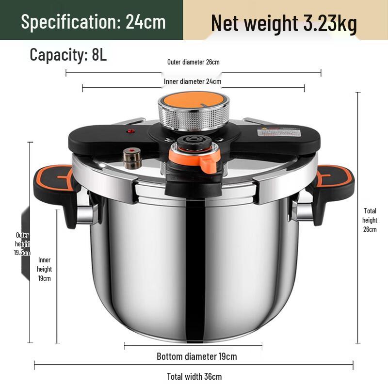 Zhi Shi Multi-functional Stainless Steel Pressure Cooker